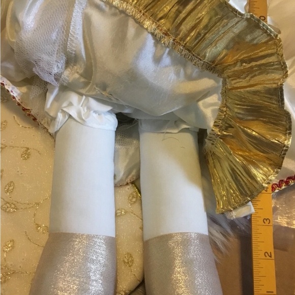 PRECIOUS MOMENTS CHRISTMAS STOCKING DOLL. Pretty 16 inch doll & stocking - Picture 4 of 10